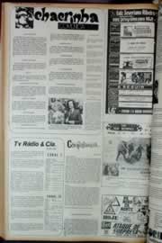 Página do jornal Correio do Ceará de janeiro de 1973
