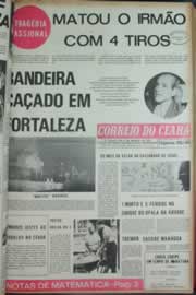 Página do jornal Correio do Ceará de janeiro de 1973
