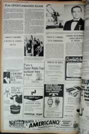 Página do jornal Correio do Ceará de janeiro de 1973