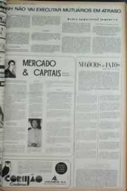 Página do jornal Correio do Ceará de janeiro de 1973