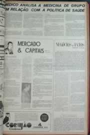 Página do jornal Correio do Ceará de janeiro de 1973