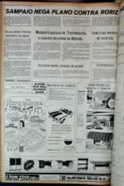 Página do jornal Correio do Ceará de janeiro de 1973