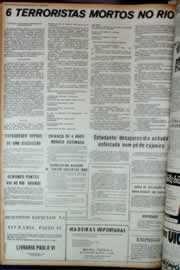 Página do jornal Correio do Ceará de janeiro de 1973