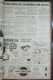Página do jornal Correio do Ceará de janeiro de 1973