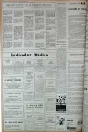 Página do jornal Correio do Ceará de janeiro de 1973
