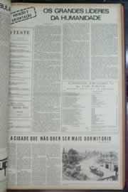 Página do jornal Correio do Ceará de janeiro de 1973