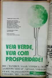 Página do jornal Correio do Ceará de janeiro de 1973
