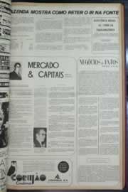 Página do jornal Correio do Ceará de janeiro de 1973