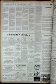 Página do jornal Correio do Ceará de janeiro de 1973