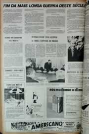 Página do jornal Correio do Ceará de janeiro de 1973