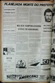 Página do jornal Correio do Ceará de janeiro de 1973