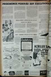 Página do jornal Correio do Ceará de janeiro de 1973
