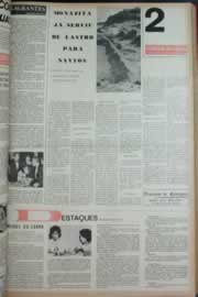 Página do jornal Correio do Ceará de janeiro de 1973