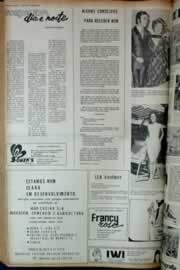 Página do jornal Correio do Ceará de janeiro de 1973