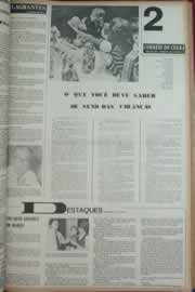 Página do jornal Correio do Ceará de janeiro de 1973
