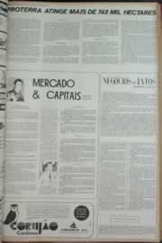 Página do jornal Correio do Ceará de janeiro de 1973