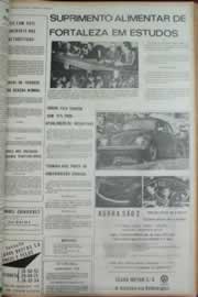 Página do jornal Correio do Ceará de janeiro de 1973