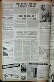 Página do jornal Correio do Ceará de fevereiro de 1973