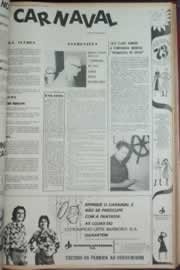 Página do jornal Correio do Ceará de fevereiro de 1973