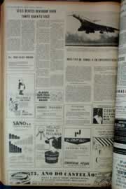 Página do jornal Correio do Ceará de fevereiro de 1973