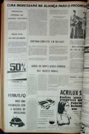 Página do jornal Correio do Ceará de fevereiro de 1973