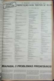 Página do jornal Correio do Ceará de fevereiro de 1973