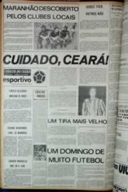 Página do jornal Correio do Ceará de fevereiro de 1973