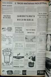 Página do jornal Correio do Ceará de fevereiro de 1973