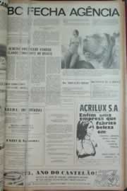 Página do jornal Correio do Ceará de fevereiro de 1973