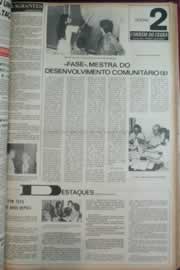 Página do jornal Correio do Ceará de fevereiro de 1973