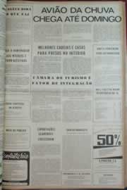 Página do jornal Correio do Ceará de fevereiro de 1973