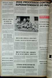 Página do jornal Correio do Ceará de fevereiro de 1973