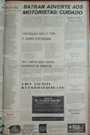 Página do jornal Correio do Ceará de fevereiro de 1973