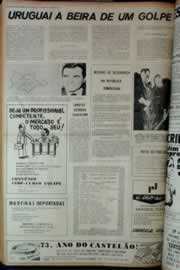 Página do jornal Correio do Ceará de fevereiro de 1973