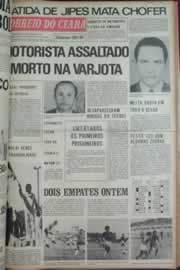 Página do jornal Correio do Ceará de fevereiro de 1973