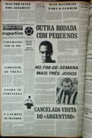 Página do jornal Correio do Ceará de fevereiro de 1973
