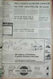 Página do jornal Correio do Ceará de fevereiro de 1973