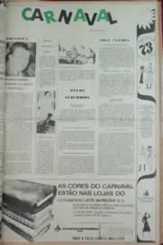 Página do jornal Correio do Ceará de fevereiro de 1973