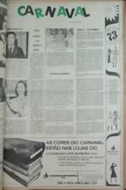 Página do jornal Correio do Ceará de fevereiro de 1973