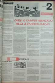 Página do jornal Correio do Ceará de fevereiro de 1973