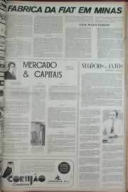 Página do jornal Correio do Ceará de fevereiro de 1973
