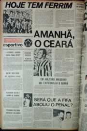 Página do jornal Correio do Ceará de fevereiro de 1973