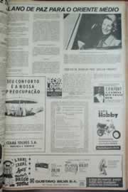 Página do jornal Correio do Ceará de fevereiro de 1973