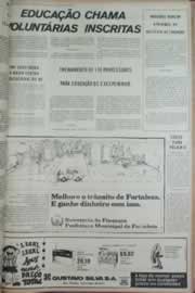 Página do jornal Correio do Ceará de fevereiro de 1973