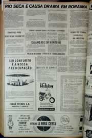 Página do jornal Correio do Ceará de fevereiro de 1973