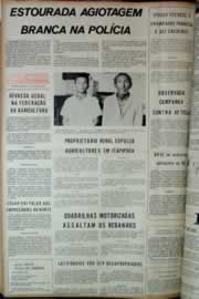 Página do jornal Correio do Ceará de fevereiro de 1973