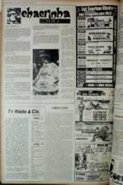 Página do jornal Correio do Ceará de fevereiro de 1973