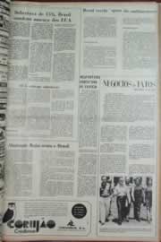 Página do jornal Correio do Ceará de fevereiro de 1973