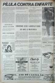 Página do jornal Correio do Ceará de março de 1973