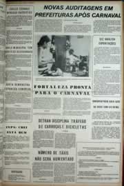 Página do jornal Correio do Ceará de março de 1973